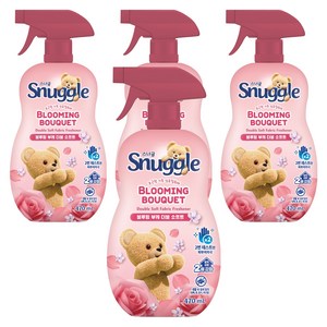 스너글 블루밍 부케 더블 소프트 섬유탈취제 본품, 470ml, 4개