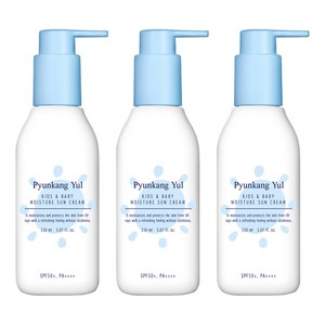 편강율 키즈 앤 베이비 모이스처 선크림 SPF50+ PA++++, 3개, 150ml