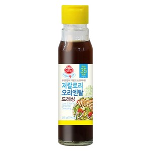 오뚜기 LIGHT&JOY 저칼로리 오리엔탈 드레싱, 215g, 1개