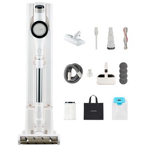 캐치웰 CX PRO 매직타워 N 무선청소기 + 물걸레 키트 세트 CX PRO N, 알리숨 화이트