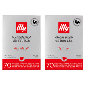 일리 클라시코 클래식 로스트 레귤러 원두커피믹스, 1.6g, 70개입, 2개
