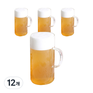 마카 내열유리 머그컵 700ml, 12개