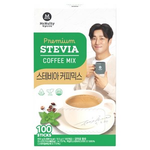 맥널티커피 스테비아 커피믹스, 9.5g, 100개입, 1개