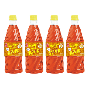 오뚜기 망고시럽, 1kg, 4개