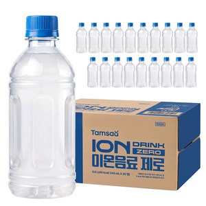 탐사 이온음료 제로, 20개, 340ml