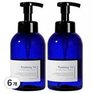 편강율 아토 버블 워시 앤 샴푸, 500ml, 6개