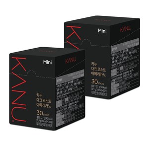 카누 미니 다크 로스트 아메리카노 원두커피믹스, 900mg, 30개입, 2개