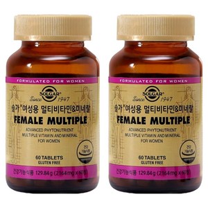 솔가 여성용 멀티비타민 & 미네랄, 60정, 2개