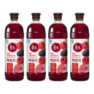 홍초 복분자, 1.5L, 4개