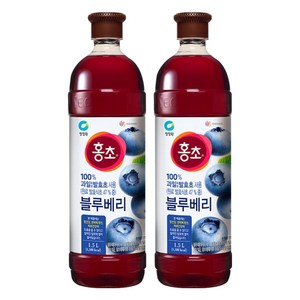 홍초 블루베리 음용식초, 1.5L, 2개