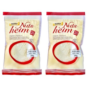 너츠하임 아몬드분말, 200g, 2개