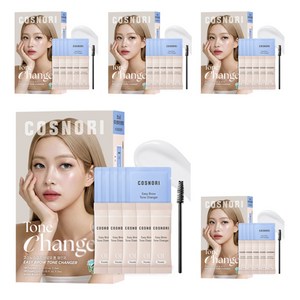 코스노리 이지 브로우 톤 체인저 탈색제 5회분, 2ml, 1g, 5세트