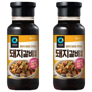 청정원 돼지갈비양념, 500g, 2개