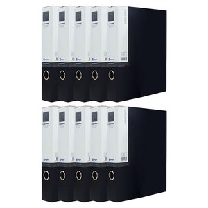 영오 합지 D링 바인더 A4 5cm, 흑색, 10개