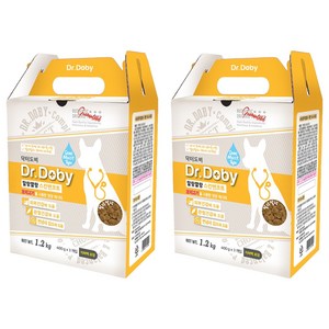 인터펫코리아 전연령 강아지 말랑말랑 소프트사료, 오리, 1.2kg, 2개