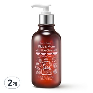 코리인제이아일랜드 노버블 키즈 청결제, 500ml, 2개