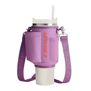 스탠리 올데이 캐리올 퀜처 H2.0 텀블러 스트랩백 1.18L, 라일락, 1개