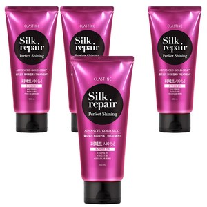엘라스틴 실크리페어 퍼펙트 샤이닝 골드실크 트리트먼트, 300ml, 4개