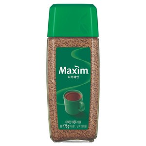 맥심 디카페인 커피원두 병, 175g, 1개입, 1개