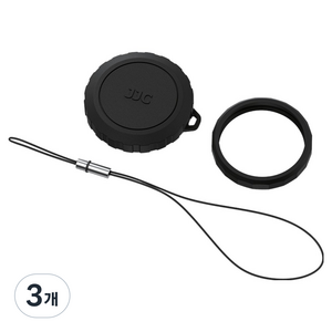 JJC DJI 오즈모 액션 5 PRO 4 3 렌즈 보호 캡, 3개, LC-DOA5S