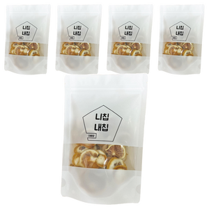 니칩내칩 레몬 껍질, 5개, 80g