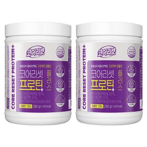 유한건강생활 코어리셋 프로틴 플러스 곡물맛, 280g, 2개