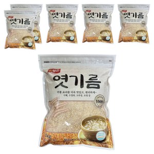 청은에프엔비 국산 엿기름가루, 1kg, 6개