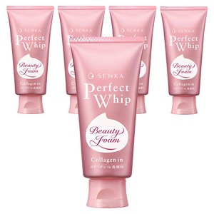 센카 퍼펙트 휩 콜라겐 인 에이 클렌징폼, 120g, 5개
