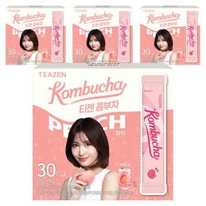 티젠 콤부차 피치, 5g, 30개입, 4개