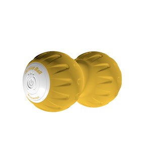 트라택 휴대용 3단계 진동 마사지 액티브볼, YELLOW, 1개