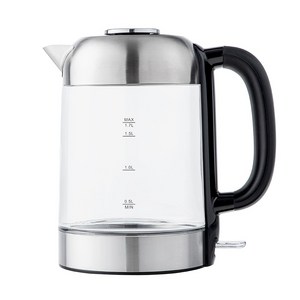 홈플래닛 SUS304 내열유리 전기포트 1.7L, KEGS5803-GS 골드박스 특가