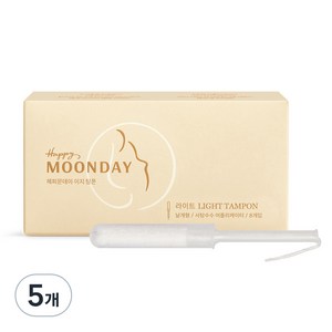 해피문데이 이지 탐폰, 라이트, 8개입, 5개