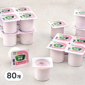 풀무원다논 하루 요거트 컵 딸기, 80g, 16개입, 5개
