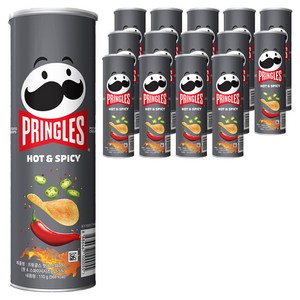 켈로그 프링글스 매운맛, 110g, 15개