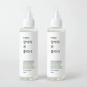 닥터블랭크 강아지 저자극 편백수 귀 세정제, 100ml, 2개