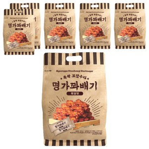 명가꽈배기 흑당, 6개, 500g