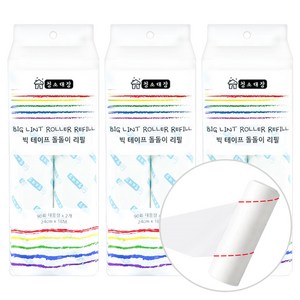 청소대장 빅 테이프 돌돌이 리필 2p, 3세트