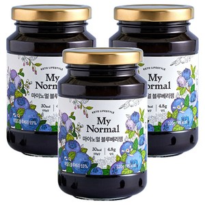 마이노멀 블루베리잼, 320g, 3개