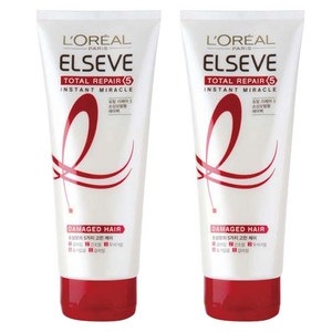 로레알파리 엘세브 토탈 리페어 5 인스턴트 미라클 헤어팩, 170ml, 2개