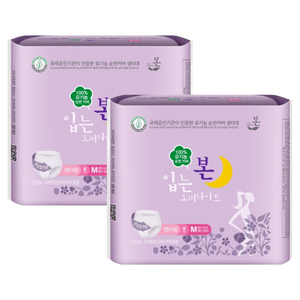유기농본 오씨본 입는 오버나이트, 중형, 8개입, 2개
