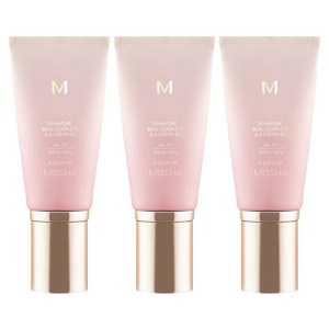 미샤 M 시그너처 리얼 컴플릿 비비크림 EX SPF30 PA++, 23호 차분한 베이지, 45g, 3개