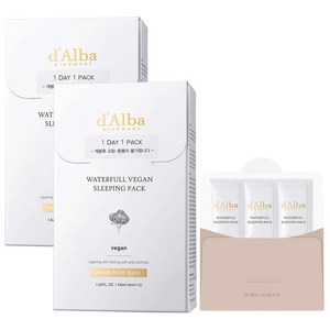 [비건뷰티] 달바 워터풀 슬리핑팩 4ml x 24p + 키트 4ml x 3p, 1개, 108ml