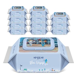 페넬로페 본보야지 퐁피두 아기물티슈 휴대캡형, 75g, 20매, 12개