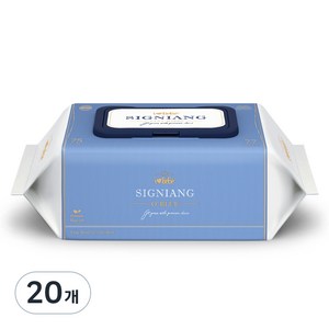 아이러브베베 시그니앙 오블루 물티슈 캡형, 75g, 77개입, 20개