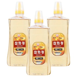 청림식품 소울백서 잡화청 사양벌꿀 요리 카페 가정용, 3개, 1.2kg