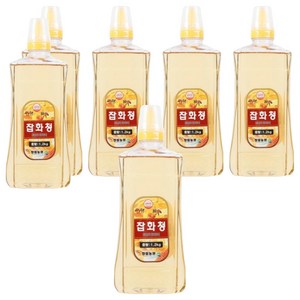 청림식품 소울백서 잡화청 사양벌꿀 요리 카페 가정용, 6개, 1.2kg