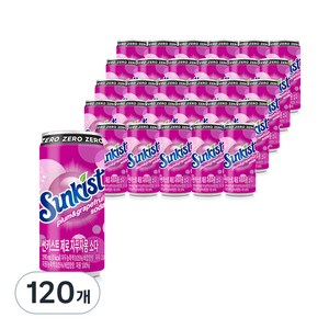 썬키스트제로 자두자몽 소다, 190ml, 120개