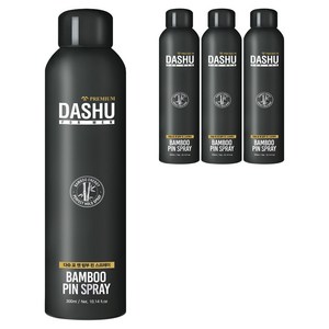 다슈 포 맨 밤부 핀 헤어스프레이, 300ml, 4개