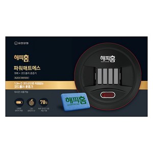해피홈 파워매트S 리필 78p + 코드형 훈증기 세트, 1개 골드박스 특가