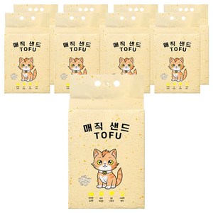 메디펫 응고형 매직 고양이 두부모래 가는입자, 10L, 9개, 무향